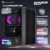 Корпус MidiTower WARRIOR Z5, mATX, 2xU2+USB3.0 черный без бп, 3xARGB Fan, стекло, до27см, до 167мм