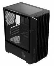 Корпус MidiTower WARRIOR Z5, mATX, 2xU2+USB3.0 черный без бп, без вент, стекло, до27см, до 167мм Купить