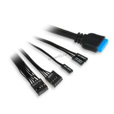 Корпус MidiTower HSPD M332 Black, mATX, NoPSU, 2xU2, 1xU3, окно стекло, нижний БП, до 26см, до 16см Цена