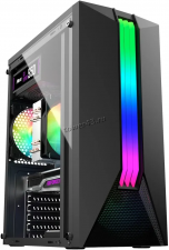 Корпус MidiTower ALSEYE Rocket-B ATX, NoPSU, 2xU2, 1xU3, окно стекло, нижний БП, без вентиляторов Купить