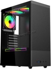 Корпус MidiTower ACD Citadel 108B, без блока питания, Type-C + USB 3.0 + USB ports + audio, T.Glass Купить