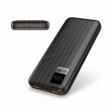 Внешний мобильный аккумулятор 10000mAh Gurdini 22.5вт, дисплей, быстрая зарядка, зарядные кабели Купить
