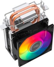 Вентилятор SAMA X20, 2тепл.тр.6мм, 1000-2700об, PWM,вент92мм, 55cfm, AllSocket, RGB, 123мм, крышка Цена