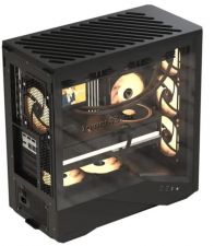 Корпус MidiTower Air Power G9 DUO PA EATX, NoPSU, Type-С, 2xU3, стекло,нижБП, ARGBвент4шт,182мм,42см Цены