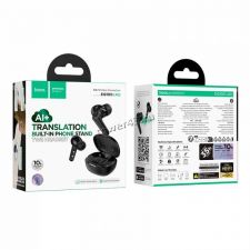 Наушники+микрофон вкладыши HOCO EQ100 Intelligent BT5.4, АКБ 60/320mAh, Smart AI Translation APP чер Цена
