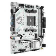 Мат.плата Soc-AM4 SOYO B550M, 2*DDR4, M.2, PCI-Ex4.0, DP, HDMI, 4xSATA3, USB3.0 ARGB белая mATX RTL Купить