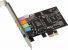 Звуковая карта CMI8738 6-канальная PCI-E