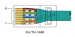 Кабель RJ-45 кат.5 UTP витая пара (жесткий)