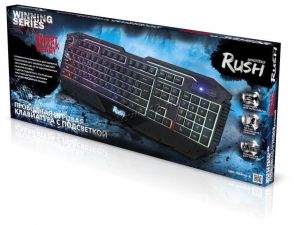 Клавиатура Smart Buy RUSH 304GU (черный) (подсветка клавиш, 7 цветов, рег. яркости) Цена