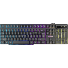 Клавиатура Defender Mayhem GK-360DL чёрная, RGB-подсветка, 19 Anti-Ghost, влагоустойчивая, USB Купить