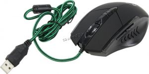 Мышь Oklick 815G Inferno (зеленая подсветка) 5кн. игровая, 2400dpi, USB Цена